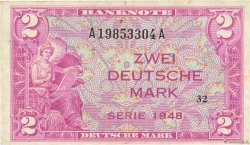 2 Deutsche Mark GERMAN FEDERAL REPUBLIC  1948 P.03a SS