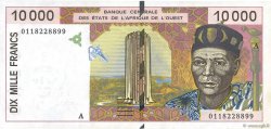 10000 Francs WEST AFRIKANISCHE STAATEN  2001 P.114Aj
