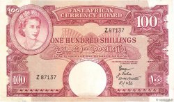 100 Shillings ÁFRICA ORIENTAL BRITÁNICA  1958 P.40