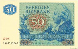 50 Kronor SWEDEN  1990 P.53d AU-