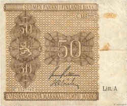 50 Markkaa FINLAND  1945 P.079b