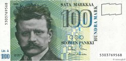 100 Markkaa FINNLAND  1986 P.115