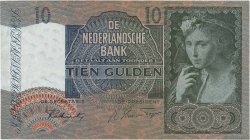 10 Gulden NETHERLANDS  1941 P.056b VF+