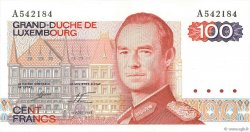 100 Francs LUXEMBURGO  1980 P.57a SC+