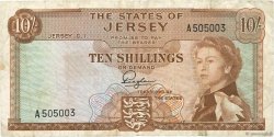 10 Shillings JERSEY  1963 P.07a