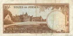 10 Shillings JERSEY  1963 P.07a F