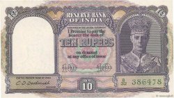 10 Rupees INDE  1943 P.024 SPL