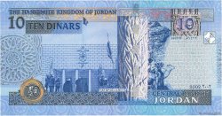 10 Dinars JORDANIA  2002 P.36a FDC