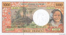 1000 Francs FRENCH PACIFIC TERRITORIES  1996 P.02e UNC