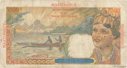 1000 Francs Union Française MARTINIQUE  1946 P.33 BC