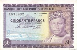 50 Francs MALI  1960 P.06 AU