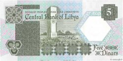 5 Dinars LIBYA  1991 P.55a UNC-