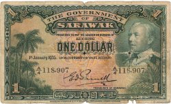 1 Dollar SARAWAK  1935 P.20