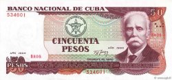 50 Pesos CUBA  1990 P.111
