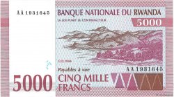 5000 Francs RUANDA  1994 P.25a fST+
