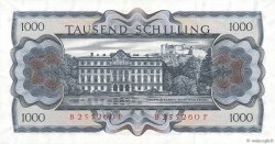 1000 Shilling AUSTRIA  1966 P.147a XF