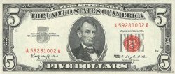 5 Dollars UNITED STATES OF AMERICA  1963 P.383 VF