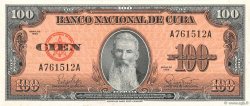 100 Pesos CUBA  1959 P.093a