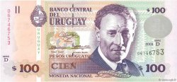 100 Pesos Uruguayos URUGUAY  2003 P.085 UNC