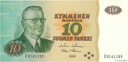 10 Markkaa FINLAND  1980 P.111 AU