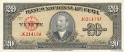20 Pesos CUBA  1958 P.080b