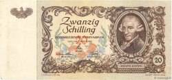 20 Schilling AUSTRIA  1950 P.129b