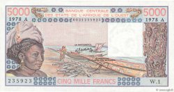 5000 Francs WEST AFRICAN STATES  1978 P.108Ab UNC