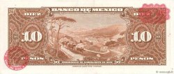 10 Pesos MEXICO  1954 P.058b UNC-