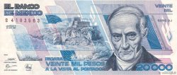 20000 Pesos MEXICO  1989 P.092b