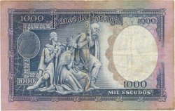 1000 Escudos PORTUGAL  1961 P.166 BC