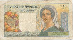20 Francs NOUVELLE CALÉDONIE  1954 P.50b S