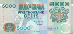 5000 Cedis GHANA  1994 P.31a AU+