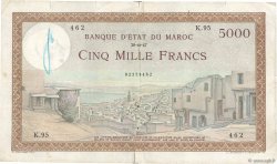 5000 Francs MAROKKO  1947 P.23c