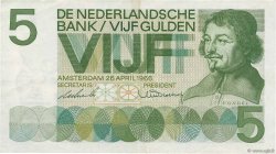 5 Gulden NETHERLANDS  1966 P.090a