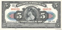 5 Soles PERU  1947 P.066Aa