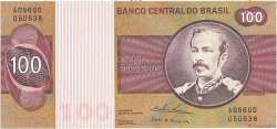 100 Cruzeiros BRAZIL  1974 P.195Aa