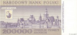 200000 Zlotych POLONIA  1989 P.155a FDC