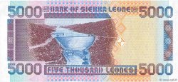 5000 Leones SIERRA LEONE  2002 P.27a UNC-