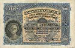 100 Francs SUISSE  1943 P.35o