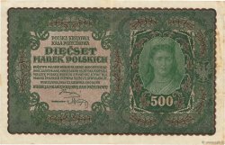 500 Marek POLOGNE  1919 P.028 TTB