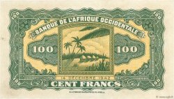 100 Francs FRENCH WEST AFRICA  1942 P.31a q.FDC