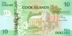 10 Dollars COOK ISLANDS  1992 P.08a UNC