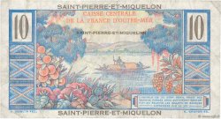 10 Francs Colbert SAINT PIERRE E MIQUELON  1946 P.23 MB