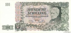 100 Schilling AUSTRIA  1954 P.133 AU
