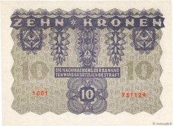 10 Kronen AUSTRIA  1922 P.075 UNC