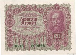 20 Kronen ÖSTERREICH  1922 P.076 fST
