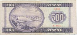 500 Forint UNGHERIA  1980 P.172c MB