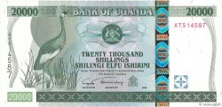 20000 Shillings UGANDA  2002 P.42 EBC+