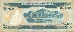 200 Rupees ÎLE MAURICE  1985 P.39b TB