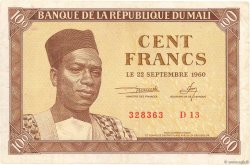 100 Francs MALI  1960 P.02 SS